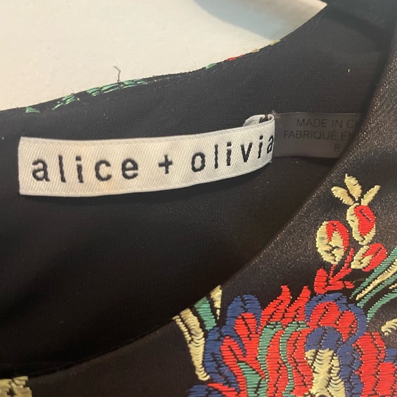 Alice + Olivia Malin Patchwork Dress (size 8, but fits like a size 6) - Picture 7 of 8